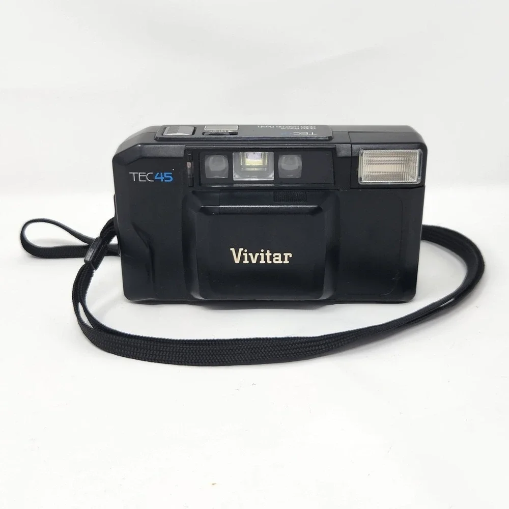 Vivitar‎ TEC45 35mm Camera Auto Focus Auto Pop-up Flash - Untested
